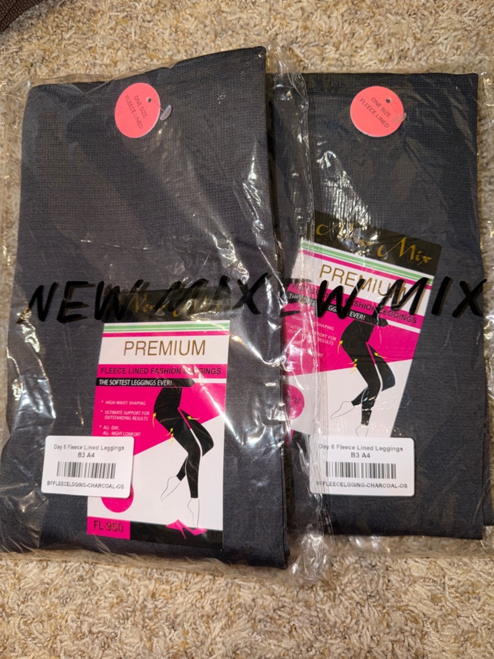 Premium Fleece-Lined Leggings - Charcoal Gray